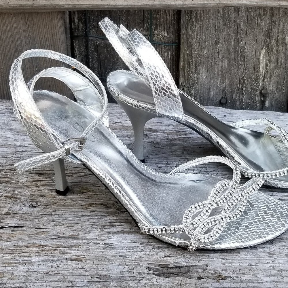 Elegant Silver Sandals
